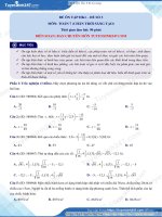 ĐỀ THI MÔN TOÁN HK1 LỚP 7