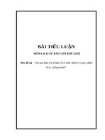 Tại sao báo chí châu á có tính chính trị cao, phân tích, chứng minh