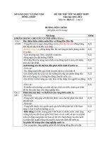 Sở Giáo Dục Và Đào Tạo                  Kiểm Tra Chất Lượng Học Kì I