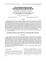 Một số phương pháp phân lớp đa nhãn và ứng dụng phân loại tin nhắn SMS tiếng Việt