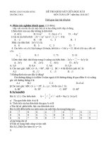 Phßng Gd&®T Thanh Oai                          ®Ò Thi Kscl Gi÷A Kú Ii N¨m Häc 2010 - 2011