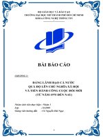 Đảng Lãnh Đạo Cả Nước Quá Độ Lên Chủ Nghĩa Xã Hội Và Tiến Hành Công Cuộc Đổi Mới (Từ Năm 1975 Đến Nay).Pdf