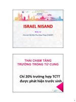 Bài giảng thai chậm tăng trưởng trong tử cung
