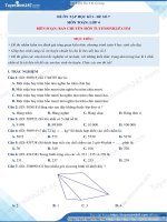 ĐỀ THI MÔN TOÁN LỚP 4 HK1