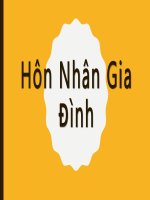 Hôn nhân gia đình  Pháp luật đại cương