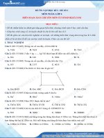 ĐỀ THI MÔN TOÁN LỚP 4 HK1