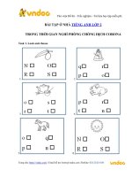 Phiếu bài tập ở nhà tiếng anh lớp 2 trong thời gian nghỉ dịch   ngày 1504   vndoc com