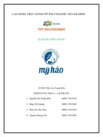 Quan hệ công chúng công ty cổ phần hóa mỹ phẩm mỹ hảo