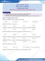 ĐỀ THI MÔN TOÁN HK1 LỚP 7