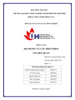 TIỂU LUẬN SIX SIGMA VÀ CÁC KHÁI NIỆM CÓ LIÊN QUAN