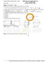 §Ò Kióm Tra Häc Kú 1 N¨m Häc 2008-2009