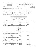 Đề kiểm tra học kì 1 môn Toán lớp 12 năm 2022-2023 có đáp án - Sở GD&ĐT Kiên Giang (Mã đề 001)