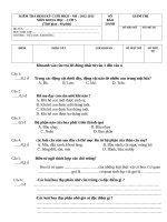 Kieåm Tra Thi Laïi Laàn 1  Nh : 2007 – 2008