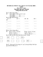 §Ò Kióm Tra ®Þnh K× Gi÷A Häc K× Ii- N¨m Häc 2009 - 2010