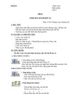 Giáo án Âm nhạc tuần 1 Tiết 1  Nghe bài hát Đi học về