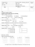 Kiểm Tra Ghkii –Năm Học:2009-2010