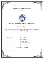 Nghiên cứu sự hình thành nhu cầu của phụ huynh khi lựa chọn sản phẩm quần áo cho trẻ sơ sinh trên địa bàn hà nội   công ty nous – babywear