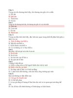 200 CÂU TRẮC NGHIỆM GIẢI PHẪU BỆNH CÓ ĐÁP ÁN