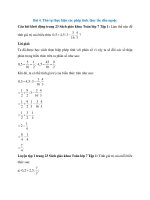 Toán 7 bài 4 (cánh diều) thứ tự thực hiện các phép tính  quy tắc dấu ngoặc