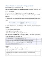 Sbt khoa học tự nhiên 7 bài 19 (cánh diều) các yếu tố ảnh hưởng đến quang hợp