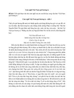 Cảm nghĩ việt nam quê hương ta (12 mẫu) siêu hay