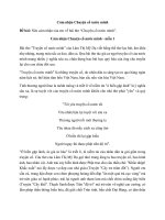 Cảm nhận chuyện cổ nước mình (12 mẫu) siêu hay