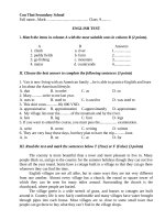 English Test