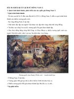 Lý thuyết lịch sử 7 bài 10 (cánh diều) khái quát lịch sử đông nam á