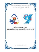 Đề án cuộc thi khai bút cùng seee, đón nhận lì xì