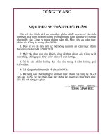 3. Mục Tiêu An Toàn Thực Phẩm.doc