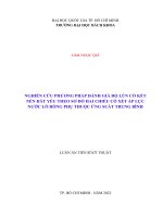 Nghiên cứu phương pháp đánh giá độ lún cố kết nền đất yếu theo sơ đồ hai chiều có xét áp lực nước lỗ rỗng phụ thuộc ứng suất trung bình