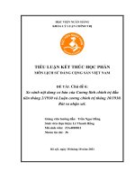 So sánh nội dung cơ bản của cương lĩnh chính trị đầu tiên tháng 2 1930 và luận cương chính trị tháng 10 1930  rút ra nhận xét