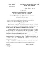 6. Quyết Định Ban Hành Tài Liệu.doc