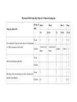 Ma tran de thi hoc ki 1 lop 3 sach ctst