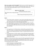 BỒI DƯỠNG HSG LỚP 9  BÀI TẬP NST