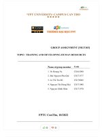 Group assignment mgt103 topic training and developing human resources