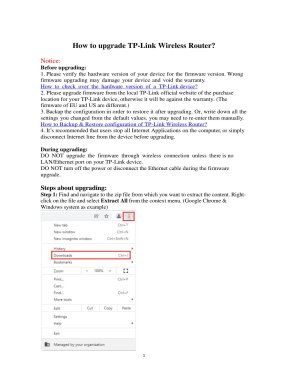 How to upgrade tp link wireless router