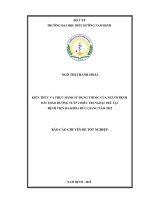 Kiến thức và thực hành sử dụng thuốc của người bệnh đái tháo đường tuýp 2 điều trị ngoại trú tại bệnh viện đa khoa đức giang năm 2022