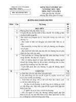 Hướng dẫn chấm ngữ văn 8