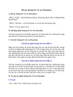 Bố cục xưởng sô  cô  la (chocolate) hay, chính xác nhất   chân trời sáng tạo