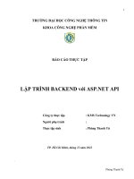 Lập Trình Backend Với Asp.net Api (Báo Cáo Thực Tập).Docx