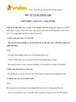 Phan biet talk to va talk with