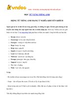 12 dong tu trong tieng anh giup ban co them suc manh