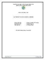 Lập Trình Ứng Dụng Di Động Android (Báo Cáo Thực Tập).Pdf