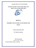 Đồ án tìm hiểu về flutter và xây dựng ứng dụng