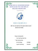 Đồ án 2 đề tài xây dựng ứng dụng bán sách bằng flutter