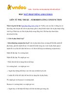 Lien tu phu thuoc subordinating conjunction trong tieng anh