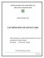 Lập Trình Web Với Asp.net Core (Báo Cáo Thực Tập).Pdf