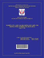 (Đồ án hcmute) nghiên cứu, chế tạo hệ thống rửa siêu âm trong công nghiệp ứng dụng rửa gạc y tế