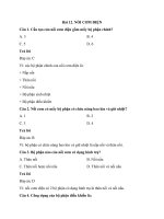 Trắc nghiệm công nghệ lớp 6 có đáp án – kết nối tri thức phần  (11)
